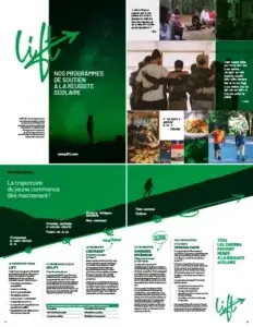 Overview of Camp Lift Youth Programs Brochure