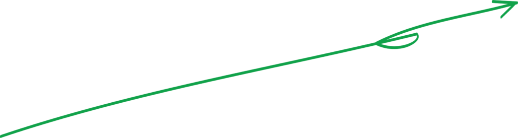 Green arrow indicating the ascent of Camp Lift youth programs